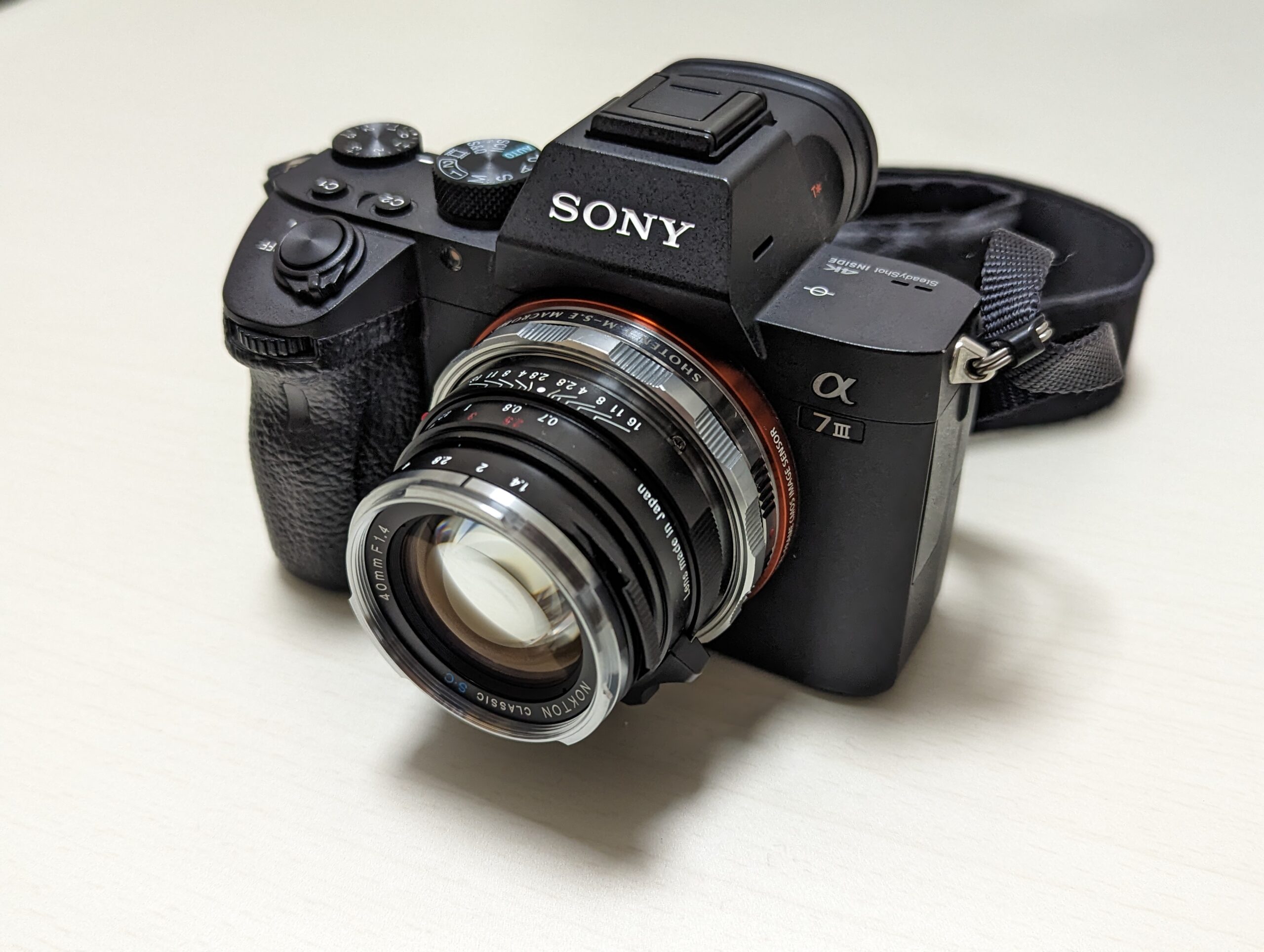 voigtlander nokton 40mm f1.4 sc +アダプタ付き-